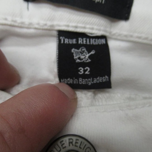 True Religion Jennie Curvy Jeans Women Mid Rise Skinny 32X24 Tapered Capri Denim - Picture 12 of 16